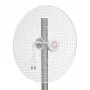 HISMART TV993505 5G/LTE/CBRS 2x2 MIMO suuntaantenni, 1,7–4,2 GHz, 20/22 dBi, 2x N-naarasliitin, valkoinen