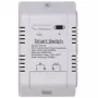 HISMART TUYA Smart 1-kanavainen kytkin ulkoisella lämpötila-anturilla, Wi-Fi & RF, 16A, AC 85-250V
