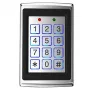 HISMART TV993772 monitoiminen kulunvalvontanäppäimistö Mifare-kortinlukijalla, PIN, 2000 käyttäjää, IP65, Wiegand 26/34, sinkkiseos