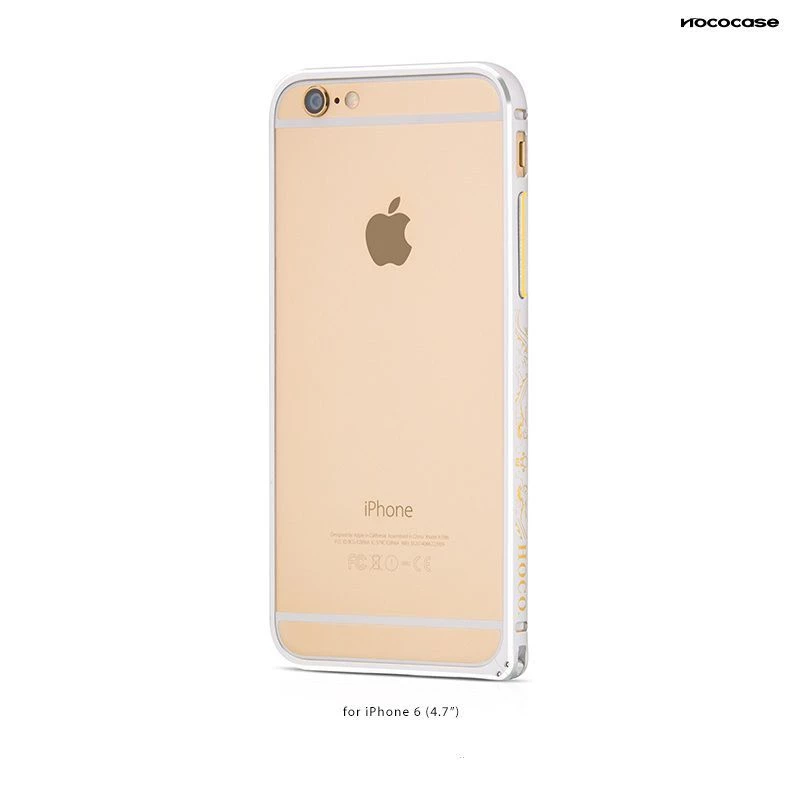 Hoco Apple iPhone 6 Good Fortune bumper-kuori hopea
