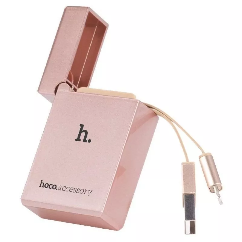 Hoco Apple Lighter UPL17 rose gold Lightning - USB-A kaapeli 1m
