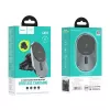 Hoco CA91 Magic Magnetic Wireless -pikalaturi autoteline, 15W, harmaa