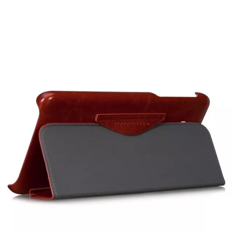 Hoco Crystal Folder Series suojakotelo Samsung Galaxy Tab 3 7.0 T210:lle, ruskea