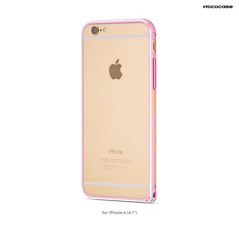 Hoco Good Fortune Bumper Case Apple iPhone 6 / 6S HI-T027 pinkki
