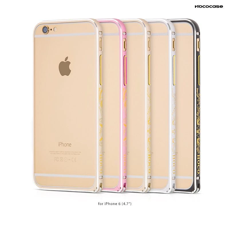 Hoco Good Fortune Bumper Case Apple iPhone 6 / 6S HI-T027 pinkki