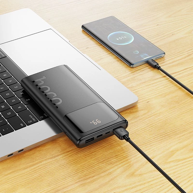 Hoco J144 Hymn varavirtalähde 15000mAh musta