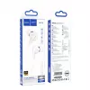 Hoco M113 Clear Universal digitaaliset kuulokkeet mikrofonilla Apple Lightning, valkoinen