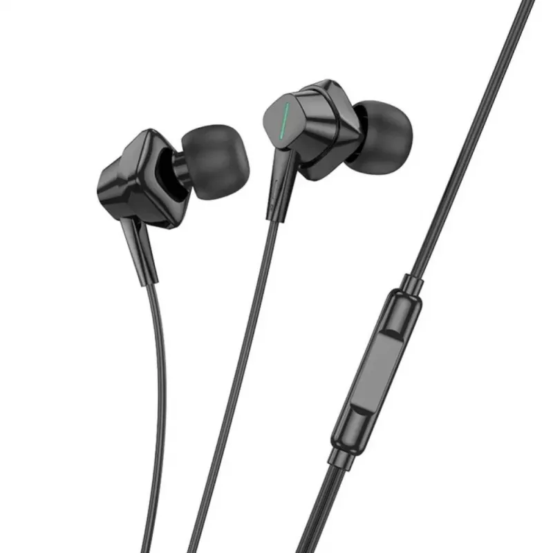 Hoco M113 Clear universaalit digitaaliset nappikuulokkeet mikrofonilla iPhone/iPad (Lightning)