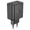 Hoco N51 Scenery PD65W (2C1A) GaN-laturi EU-pistoke musta