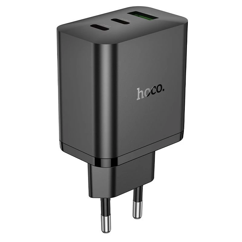 Hoco N51 Scenery PD65W (2C1A) GaN-laturi EU-pistoke musta