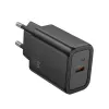 Hoco N60 Gentle yksiporttinen PD20W-laturi (EU) musta