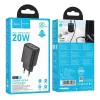 Hoco N61 Gentle PD20W+QC3.0 laturi (EU) musta