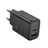 Hoco N61 Gentle PD20W+QC3.0 laturi (EU) musta