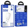 Hoco N63 Gentle PD30W+QC3.0 laturi (EU) valkoinen