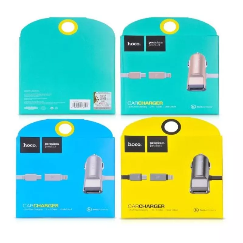 Hoco yleinen UCL01 monitoimikaapeli Apple + Micro USB, kulta, 1 m