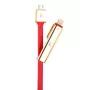 HOCO Universal UPL14 Lipstick Series 2-in-1-latauskaapeli (Apple Lightning + Micro USB), punainen