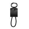 Hoco UPL19 avaimenperälaturikaapeli Apple iPhone, Lightning, musta, 0,15 m