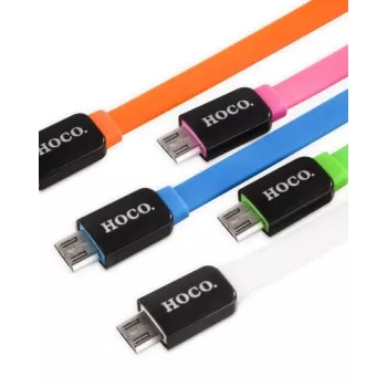 Hoco UPM02 Colorful Micro USB -kaapeli pinkki 1 m