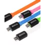 Hoco UPM02 Colorful Micro USB -kaapeli pinkki 1 m