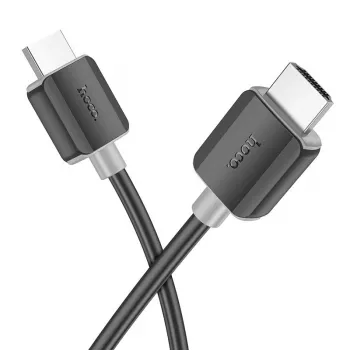 Hoco US08 HDMI 2.0 -kaapeli 2 m musta 4K HDR 18Gbps uros-uros