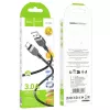 Hoco X109 Energy silikoninen lataus- ja datakaapeli USB-A - USB-C 1 m musta