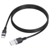 Hoco X109 Energy silikoninen lataus- ja datakaapeli USB-A - USB-C 1 m musta