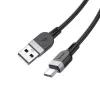 Hoco X109 Energy silikoninen lataus- ja datakaapeli USB-A - USB-C 1 m musta