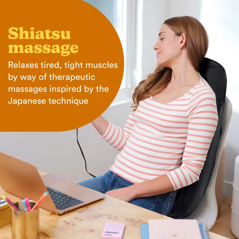 Homedics SBM-65H-EU Shiatsu Experience -selkähierontalaite + lämpö