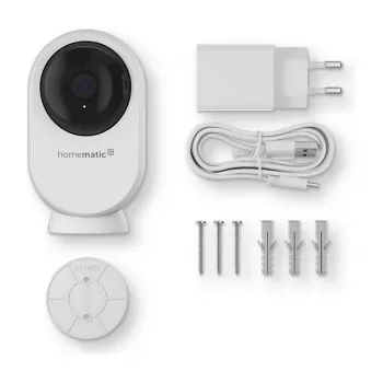 Homematic IP Indoor Camera plus (HmIP-CI-PL) - 4MP WLAN-turvakamera, valkoinen