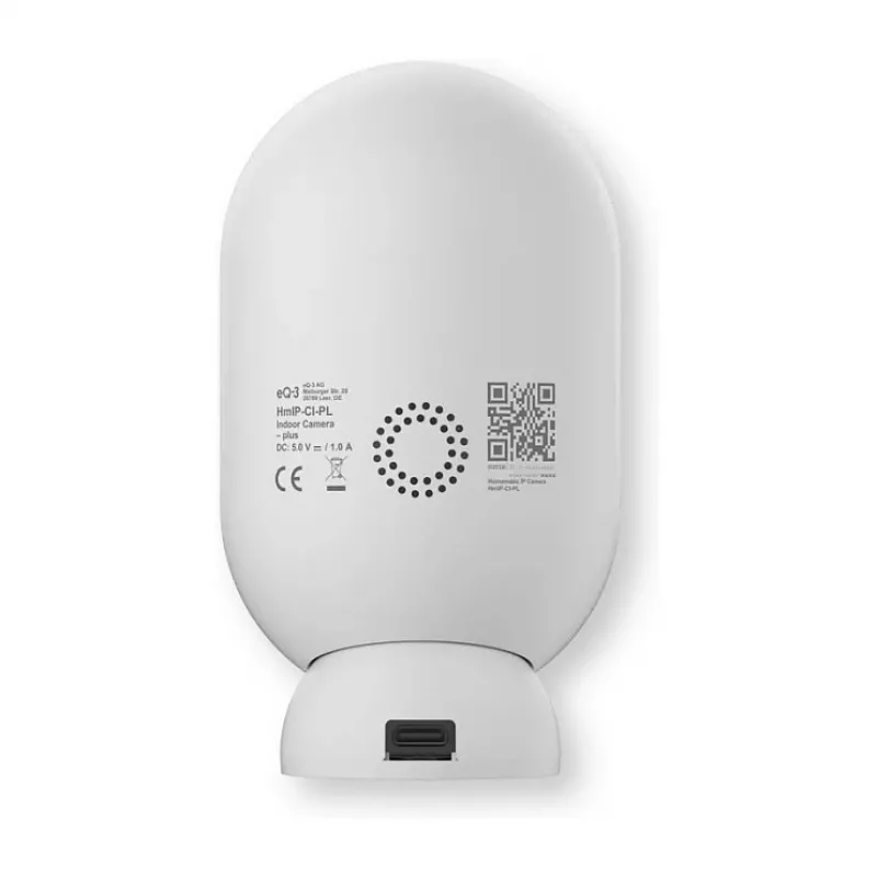 Homematic IP Indoor Camera plus (HmIP-CI-PL) - 4MP WLAN-turvakamera, valkoinen