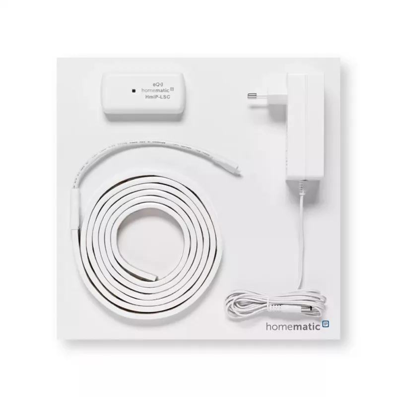 Homematic IP Lightstrip-sarja, 2 m, RGBW, Tunable White, itseliimautuva, IP20, suojausluokka III