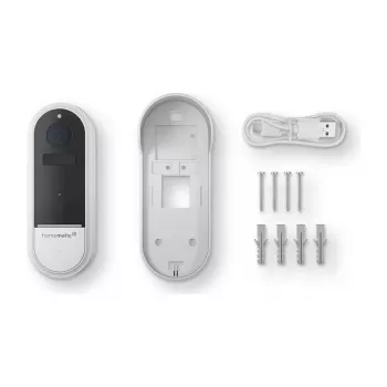Homematic IP Video Doorbell HmIP-CODB, 3 MP, Wi-Fi, valkoinen