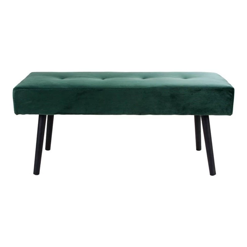 House Nordic istuinpenkki samettipäällysteellä vihreä 100x35x44