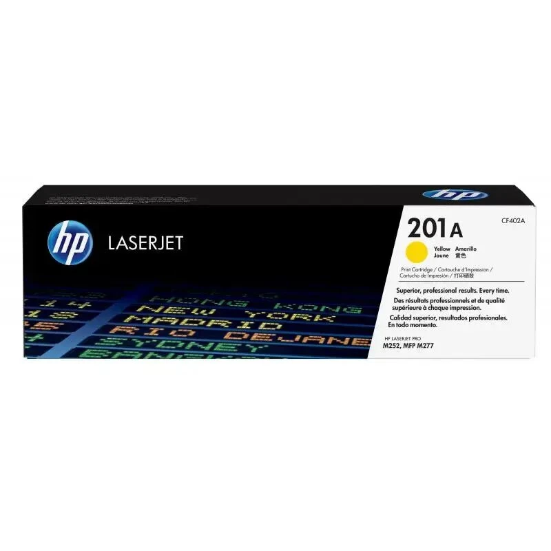 HP 201A Yellow alkuperäinen LaserJet-värikasetti (CF402A) - 1 400 sivua