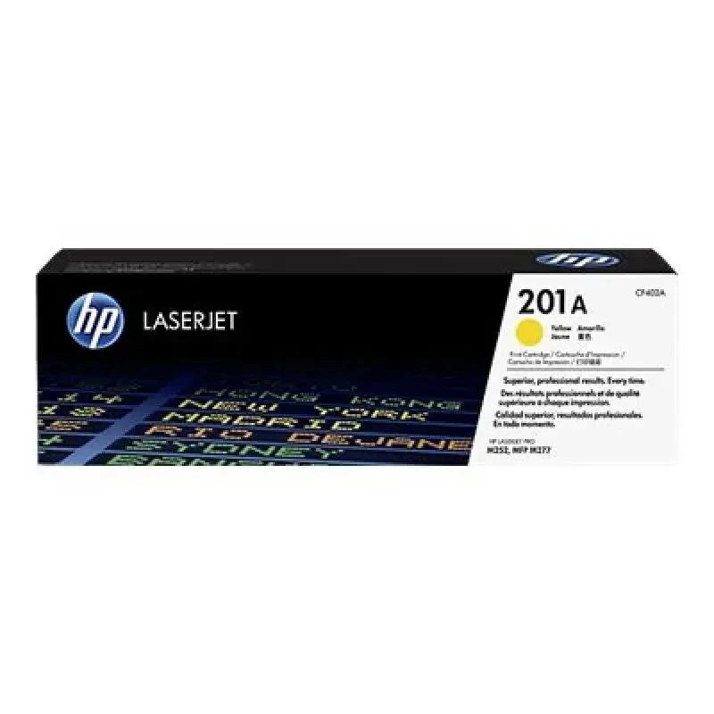 HP 201A Yellow alkuperäinen LaserJet-värikasetti (CF402A) - 1 400 sivua