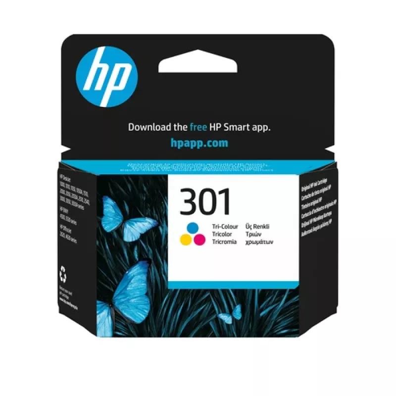 HP 301 alkuperäinen mustekasetti musta