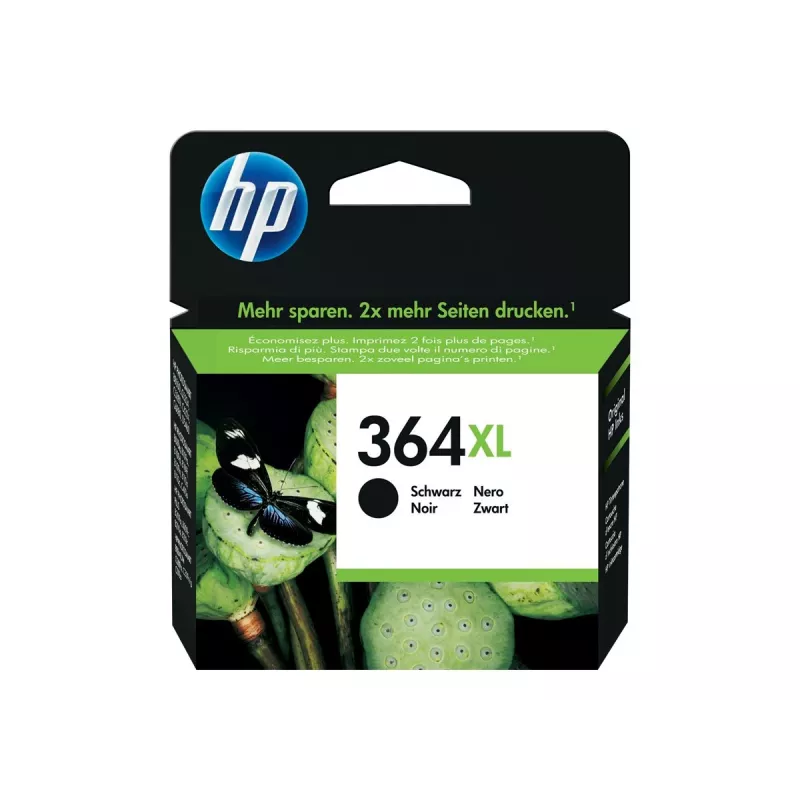 HP 364 XL musta alkuperäinen mustekasetti (CN684EE)