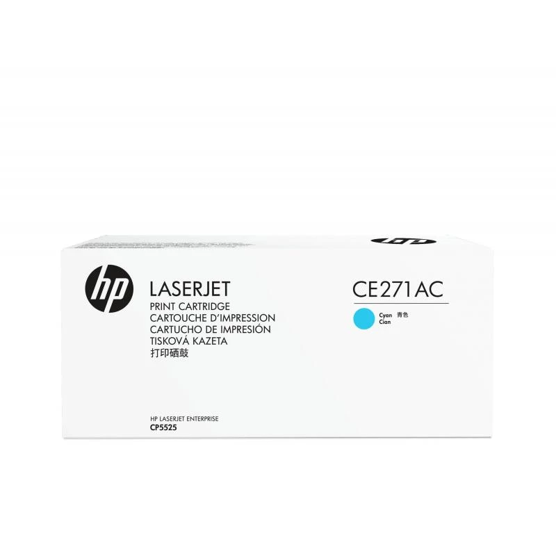 HP 650A Cyan alkuperäinen värikasetti (CE271AC) – Contract