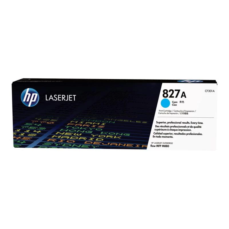 HP 827A syaani alkuperäinen LaserJet-värikasetti (CF301A)