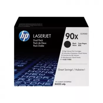 HP 90X High Yield musta värikasetti 2 kpl:n pakkaus (CE390XD) - alkuperäinen