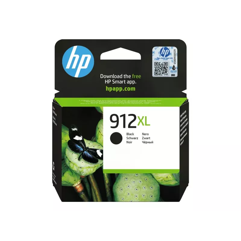 HP 912XL High Yield musta alkuperäinen mustepatruuna