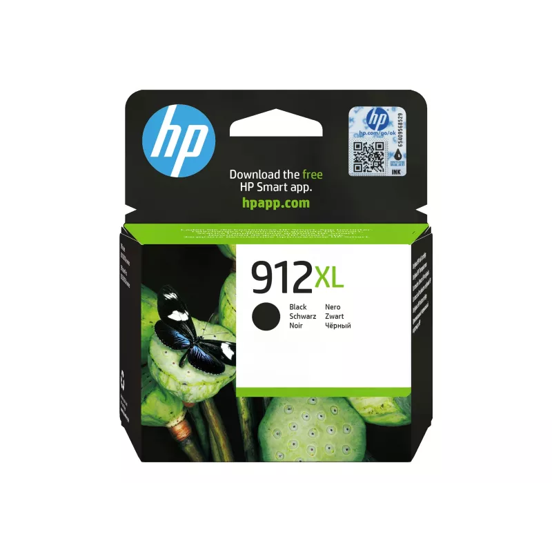HP 912XL High Yield musta alkuperäinen mustepatruuna