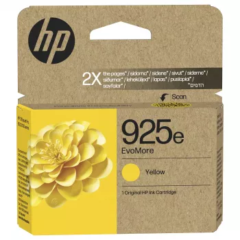 HP 925e EvoMore keltainen alkuperäinen mustekasetti - 800 sivua