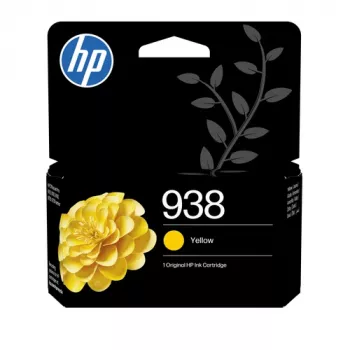 HP 938 keltainen alkuperäinen mustepatruuna – 800 sivun riitto
