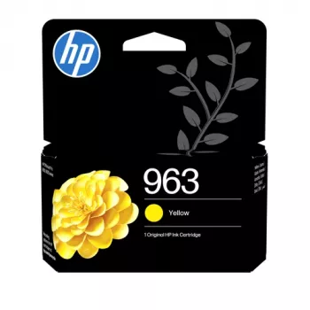 HP 963 keltainen alkuperäinen mustepatruuna (700 sivua) - 3JA27AE