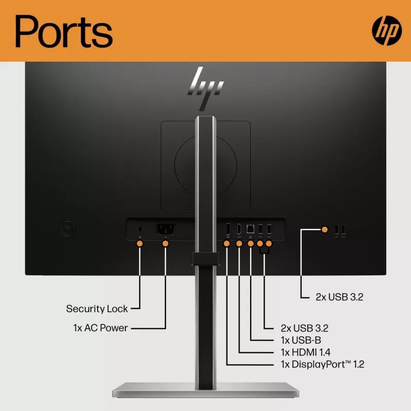 HP E24 G5 näyttö (kunnostettu)