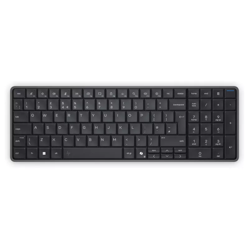 HP EliteBoard G1a Next Gen AI PC - AMD Ryzen AI 5, 16GB RAM, 512GB SSD, Windows 11 Pro, Wi-Fi 6E, musta