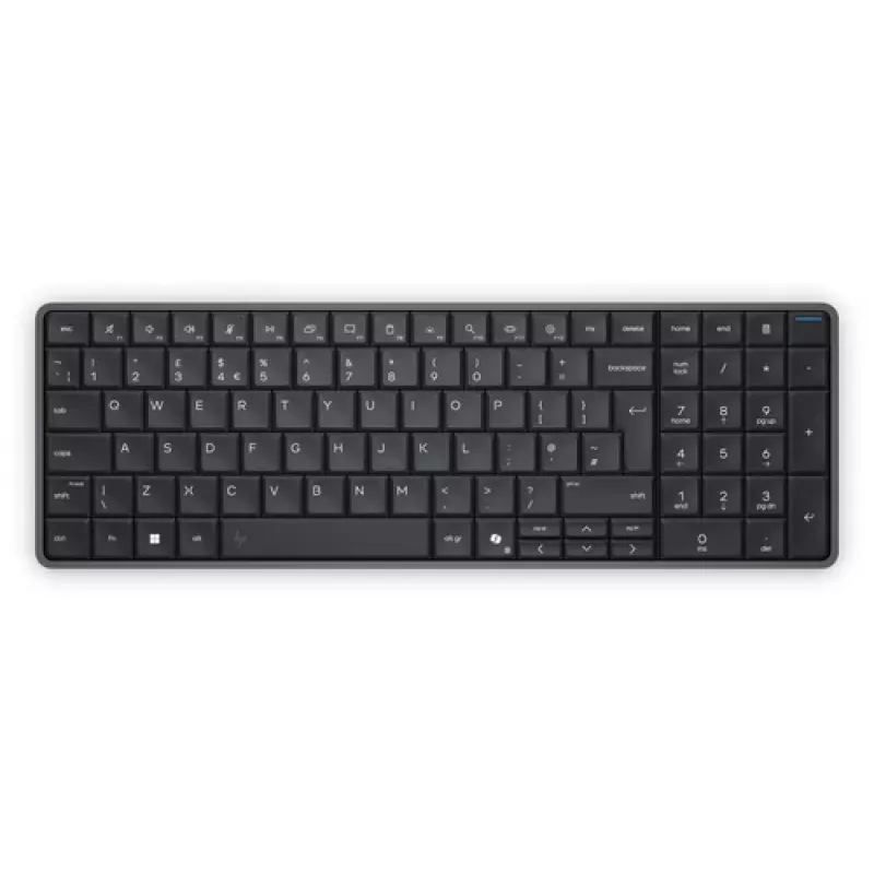 HP EliteBoard G1a Next Gen AI PC - AMD Ryzen AI 5, 16GB RAM, 512GB SSD, Windows 11 Pro, Wi-Fi 6E, musta