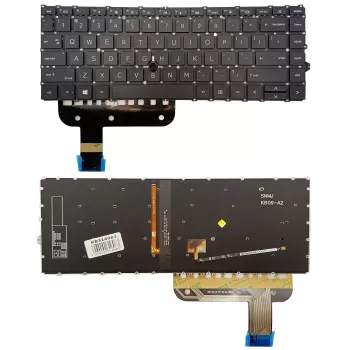 HP EliteBook 845 G7 taustavalaistu näppäimistö Trackpointilla, US English (QWERTY), musta