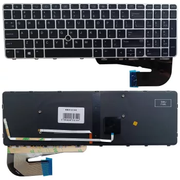 HP EliteBook 850 G3 / ZBook 15u G3 taustavalaistu näppäimistö TrackPointilla